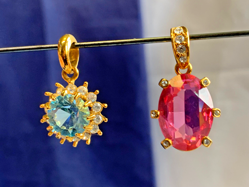 Nolan Miller Glamour Collection Necklace & Interchangeable Pendants Jewelry - Picture 24 of 24