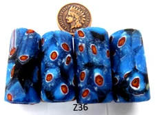 4  Mosaic Hand Lamp Made African Trade Beads Z36   Bin Y   READ MORE INFO