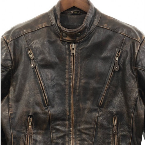 T*u様 2XL LeatherJacket single rider's ja T*u様 2XL LeatherJacket single rider's ja Genuine Leather