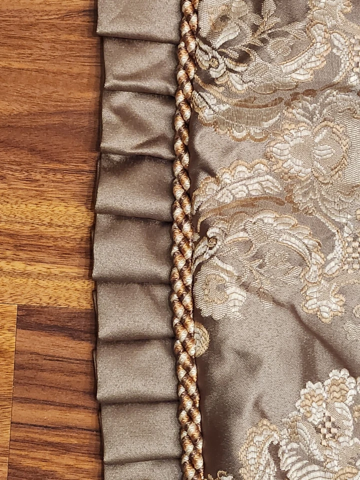 Waterford Almohada Shams King Juego de 2 Satén Reversible Damasco Rayas Elegante Foto 4 de 4