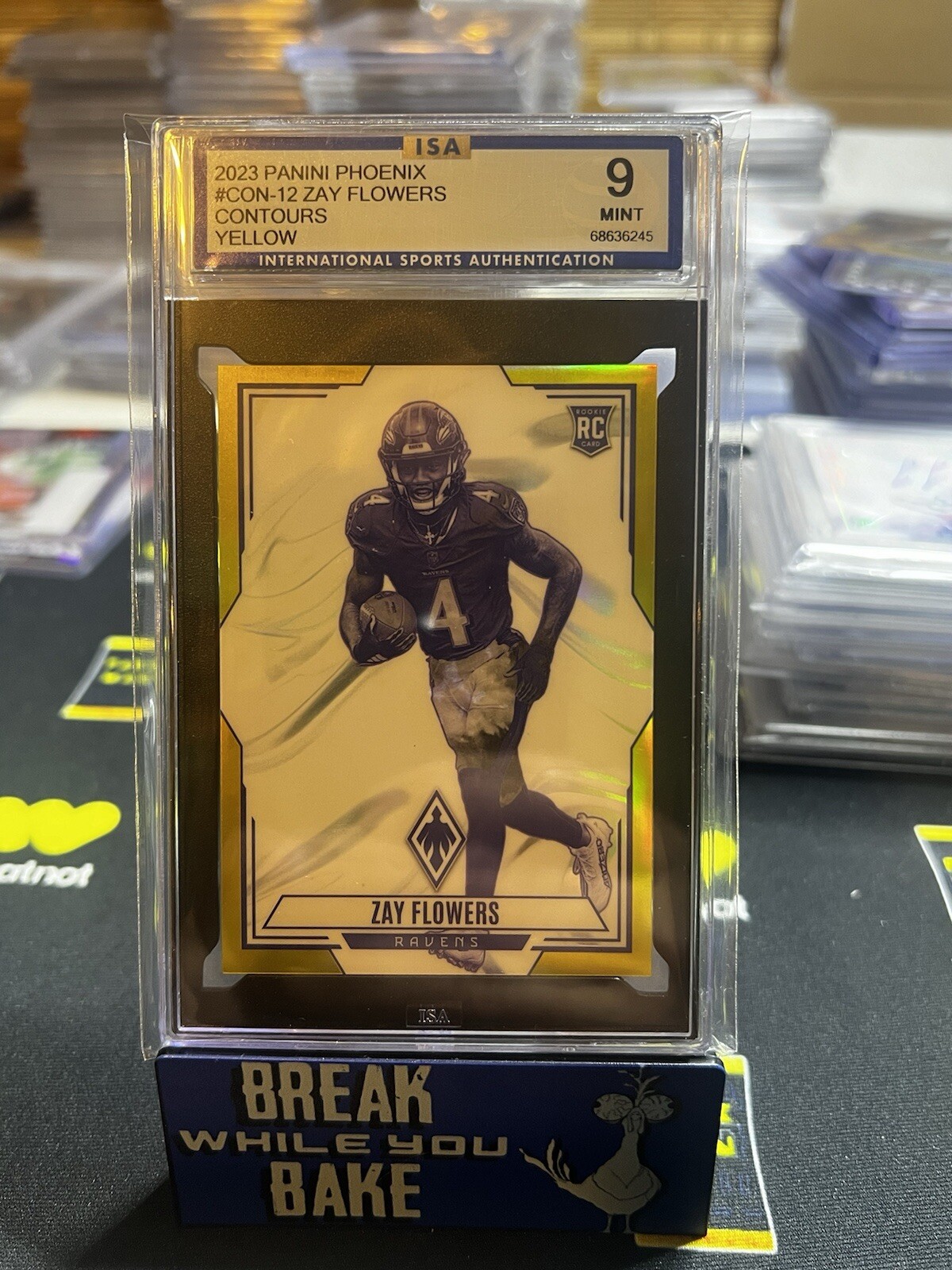 2023 Phoenix Contours Yellow 13/75 🔥Zay Flowers🔥#CON-12 JW1