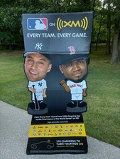 Unique XM Radio Jeter/ Ortiz Baseball Promotion Stand Up