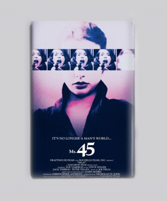 MS. 45 (1981) - 2''x3'' MOVIE POSTER MAGNET (abel ferrara exploitation vhs miss)