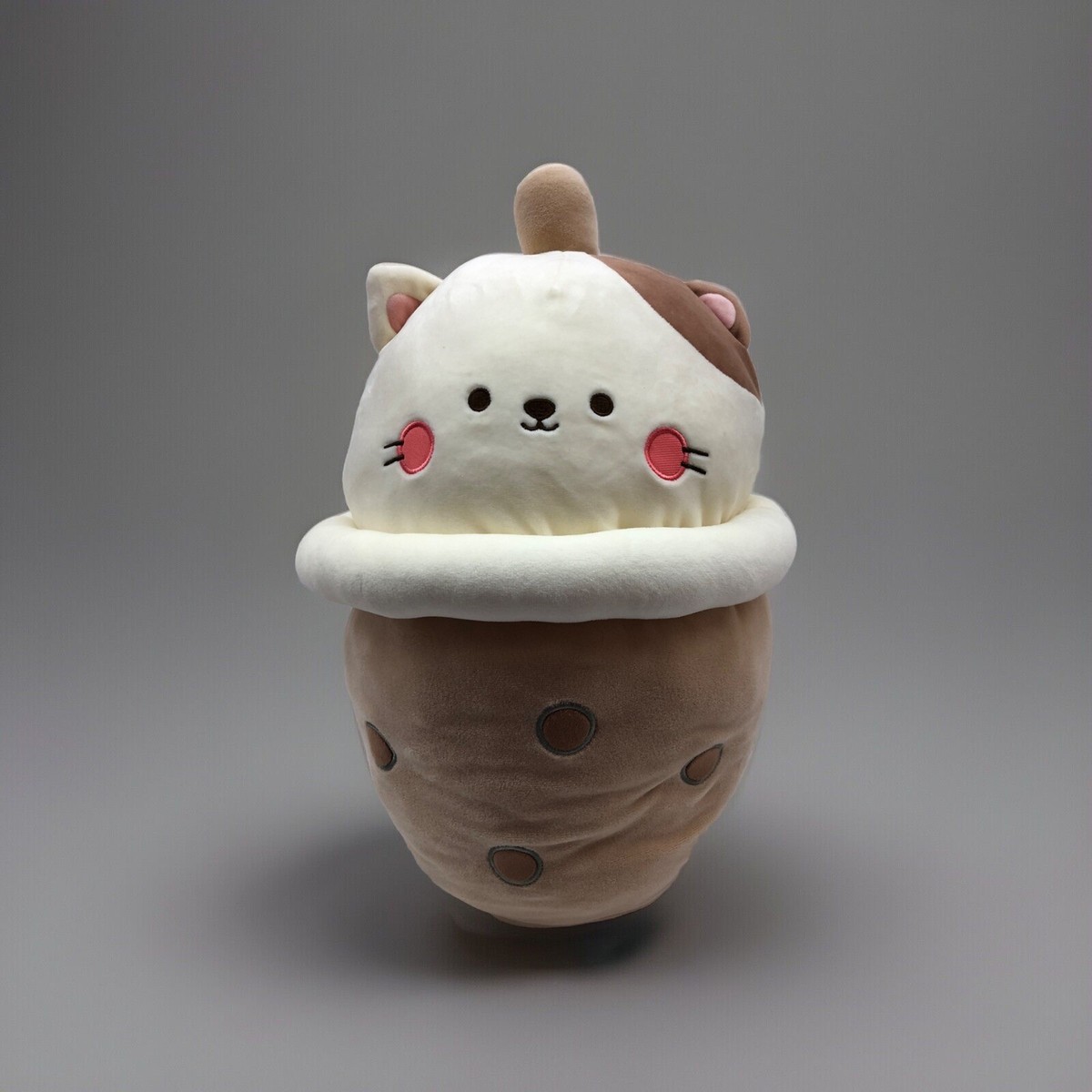 MINISO Calico Cat Boba Milk Tea Plush 15