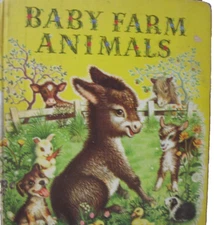 Baby Farm Animals Garth Williams Hardcover 1965 Golden Press