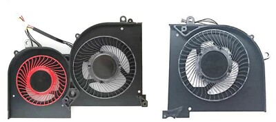 Genuine CPU + GPU Cooling Fan for MSI Stealth GS65  Thin 8RE,  MSI GS65 Thin 8RF