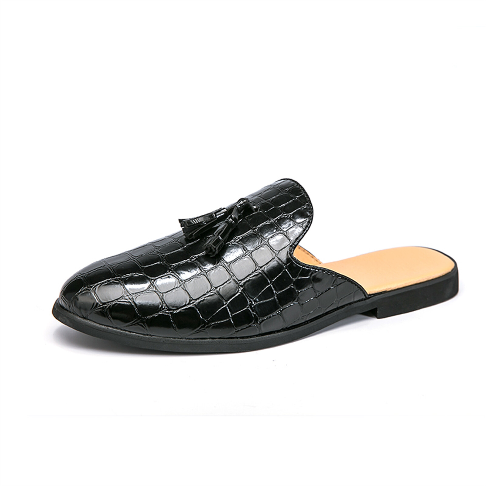 APL Ciabatte uomo classiche in pelle ufficio casual casa slip sulla schiena slipper sciolte