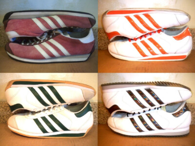 ADIDAS! COUNTRY WHITE/GREEN, OG BURGUNDY, DRC WHITE/ORANGE, RIPPLE  WHITE/SILVER