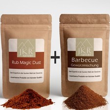 450g BBQ Magic Dust Rub + 500g Barbecue Gewürzmischung Kombi Grillgewürz Angebot