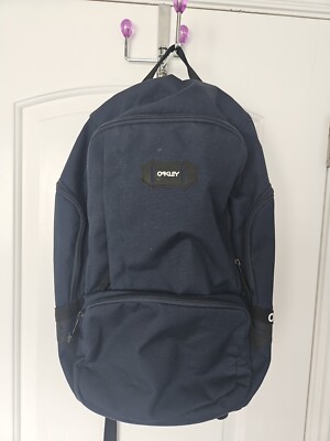 Oakley Street Backpack Bag Navy Blue Book Laptop School Bag
