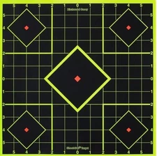 Package of 6 Birchwood Casey 8" Sight In Shoot-N-C Self Adhesive Targets