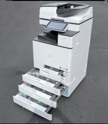 Ricoh MPC 3504 MP C3504 Color Network Copier Print Fax Scan to