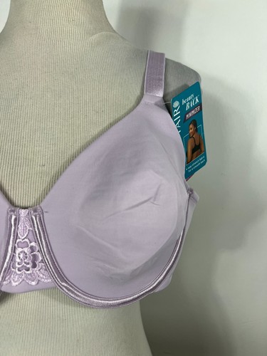 Nuevo sujetador Vanity Fair 42C 42 C lavanda púrpura con aros sin relleno 76080 nuevo con etiquetas B3 - Imagen 3 de 5