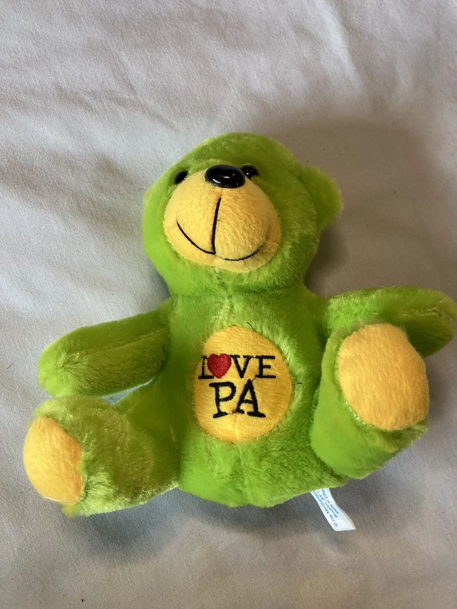 Lime green top teddy bear
