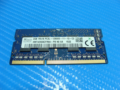 HP m6-ae151dx SO-DIMM SK hynix 2GB Memory PC3L-12800S-11-13-C3 HMT425S6CFR6A-PB