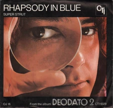 DEODATO - RHAPSODY IN BLUE/SUPER STRUT- MINT ORIGINAL CTI 45 WPS 45 Rpm Record 