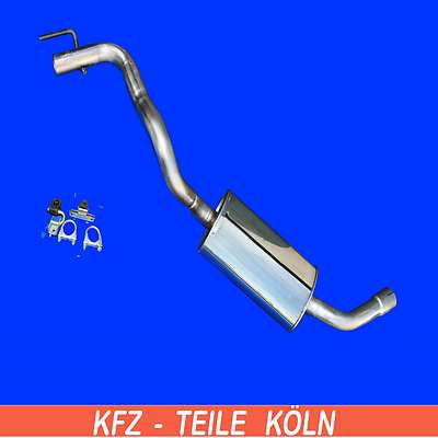 EDELSTAHL VW T4 2.5 TDI 2.4D 2.5 SYNCRO (kurz) Mittelschalldämpfer Auspuff