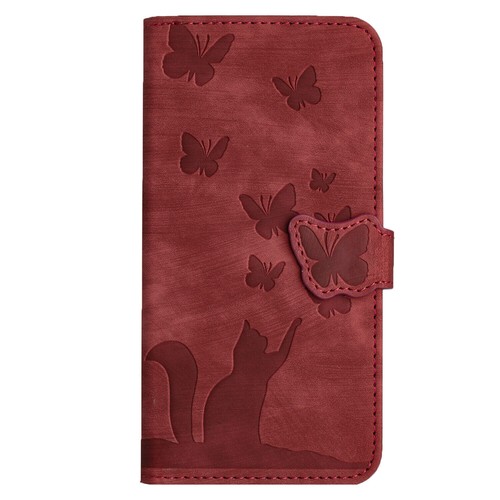 Butterfly Cat Wallet Cover Case For Oppo A98 A58 A78 A17 A96 A76 A74 Realme 9i - 第 14/17 張圖片