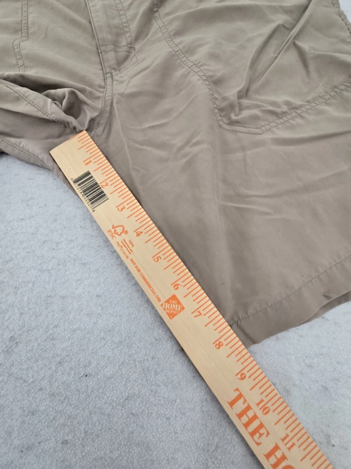 Mountain Hard Wear Shorts 33 Beige Cotton Flat Front Casual Hiking Men Foto 4 de 4