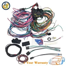 Universal 12 Circuit Wire Harness For Chevy Mopar Ford Street Hot Rod