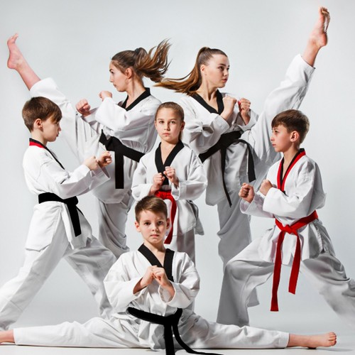 G4 Vision Cinturones de Karate Negro Uniforme Artes Marciales Ranking Taekwondo Karate Judo - Imagen 49 de 71