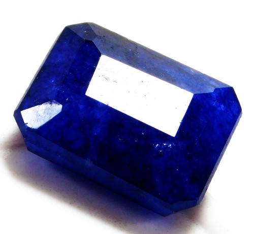 Certified Natural Blue Sapphire Emerald Cut 23.30 Cts Loose Gemstone R6819 - Picture 2 of 4