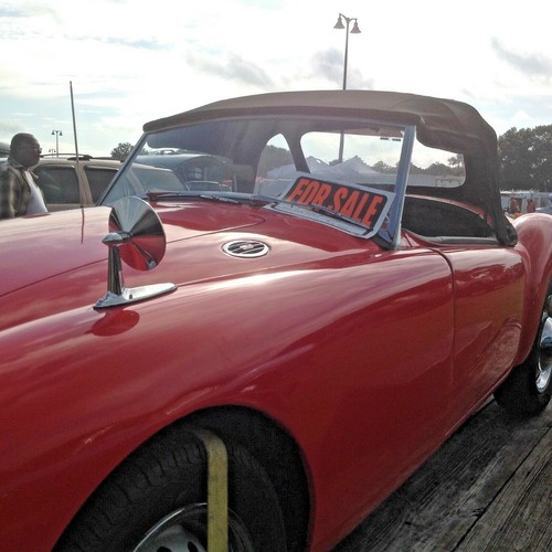 Par de espejos retrovisores guardabarros puerta MGA MGB Sprite 1955 1957 1958 1959 1960 1961 1962 - Imagen 4 de 9