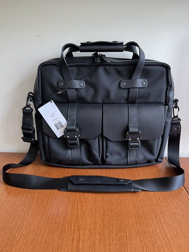 Leather Nylon Briefcase MSRP 