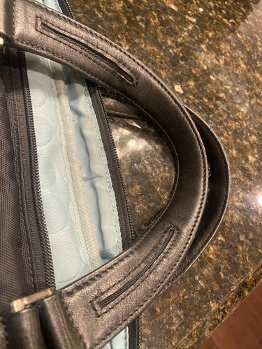TUMI Laptoptasche schwarz Nylon & Leder Vista schwarz blau Futter - Bild 11 von 11