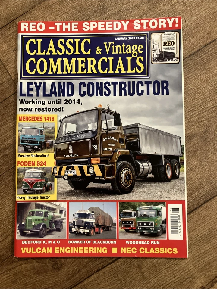 12 x Classic And Vintage Commercials Magazine, 2018 Complete Year. Good To VGC - Image 2 of 4