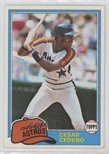 1981 Topps Cesar Cedeno #190 16ez
