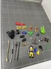VINTAGE PLAYMOBIL KNIGHT MEDIEVAL LOT FIGURE FLAGS WEAPONS