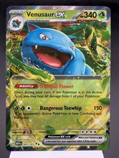 Venusaur ex 003/165 - Ultra Rare Holo - 151 Pokemon Card NM