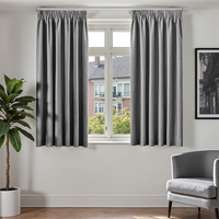 100% VerdunklungsvorhäNge Gardinen Mit KräUselband Thermovorhang, H145Xb140 Cm V