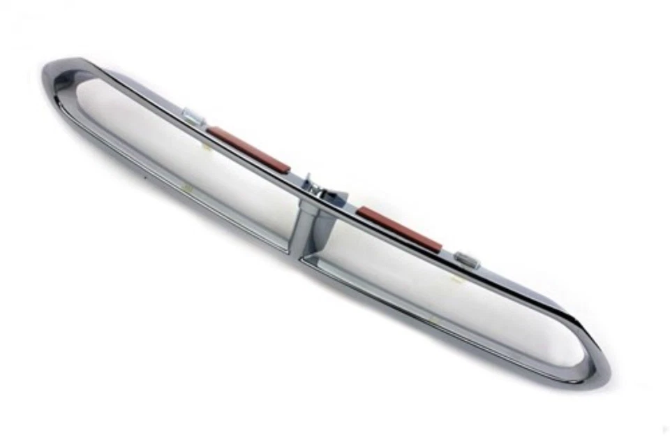 Bisel de conducto de aire de ventilación de carenado cromado V-Twin 49-0826 para Harley Batwing 14-23 Foto 3 de 4