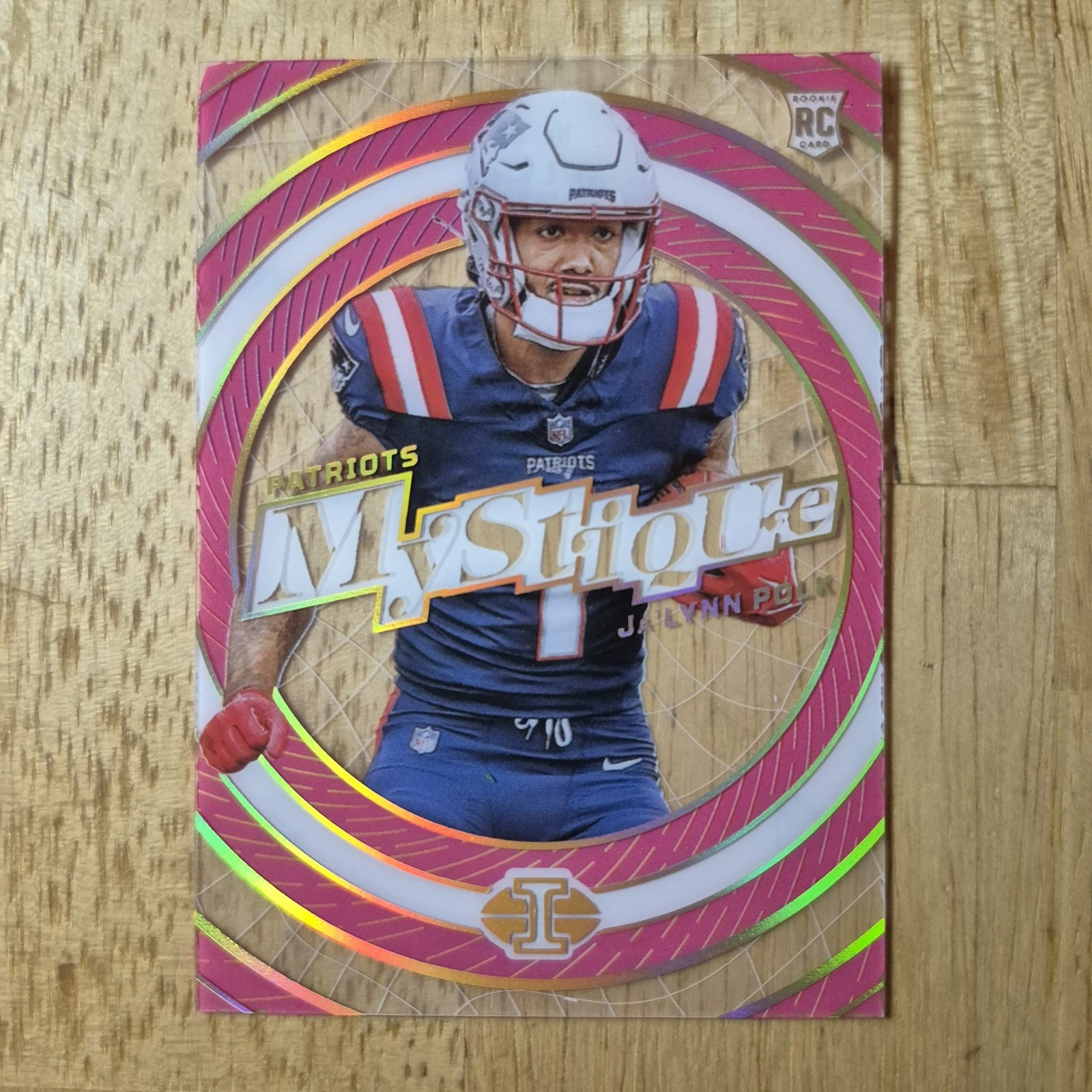 Ja'Lynn Polk Panini Illusions Mystique #18 Autograph-Pink