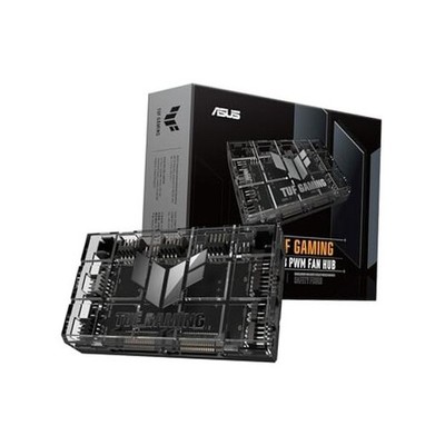  TUF Gaming ARGB (Connects six case Fans, PWM ARGB Fan Hub|Black PWM Fan Hub