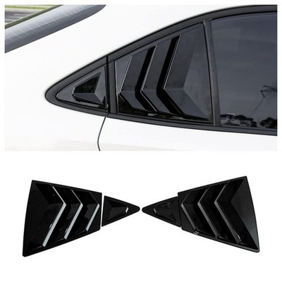 For Toyota Corolla 2020-25 Glossy Black Side Vent Window Scoop Louver Cover ABS