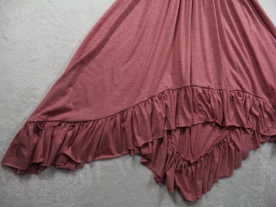 Vestido Joyfilm Niñas Talla 10 Rosa Brezo Gwenola Maxi Dobladillo Alto-Bajo Comodidad Foto 4 de 4