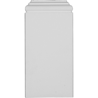 PB05X10X01TR Traditional Plinth Blocks, 5''W x 10 1/4''H x 1 1/4''P, Primed