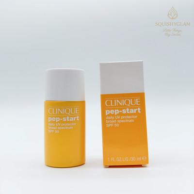 Clinique pep-start daily UV protector SPF 50 NEW IN BOX FRESH 2024