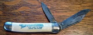VIntage "ZEP MANUFACTURING" Two Bladed POCKET KNIFE...COOL!