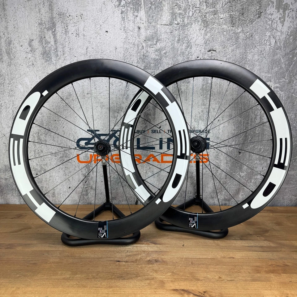 Wenig Kilometer! HED Vanquish Pro V62 Carbon Tubeless Disc Laufradsatz 700c 1740g