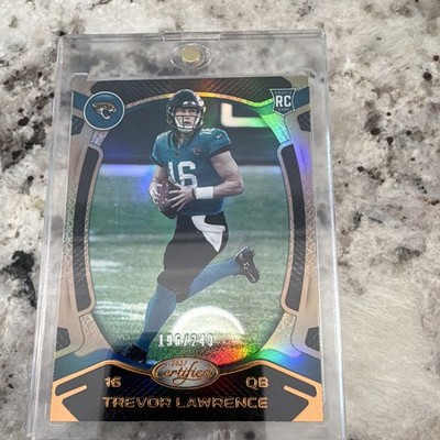 Panini 2021 Certified Trevor Lawrence RC Mirror Bronze #2021-16 /249 Jaguars