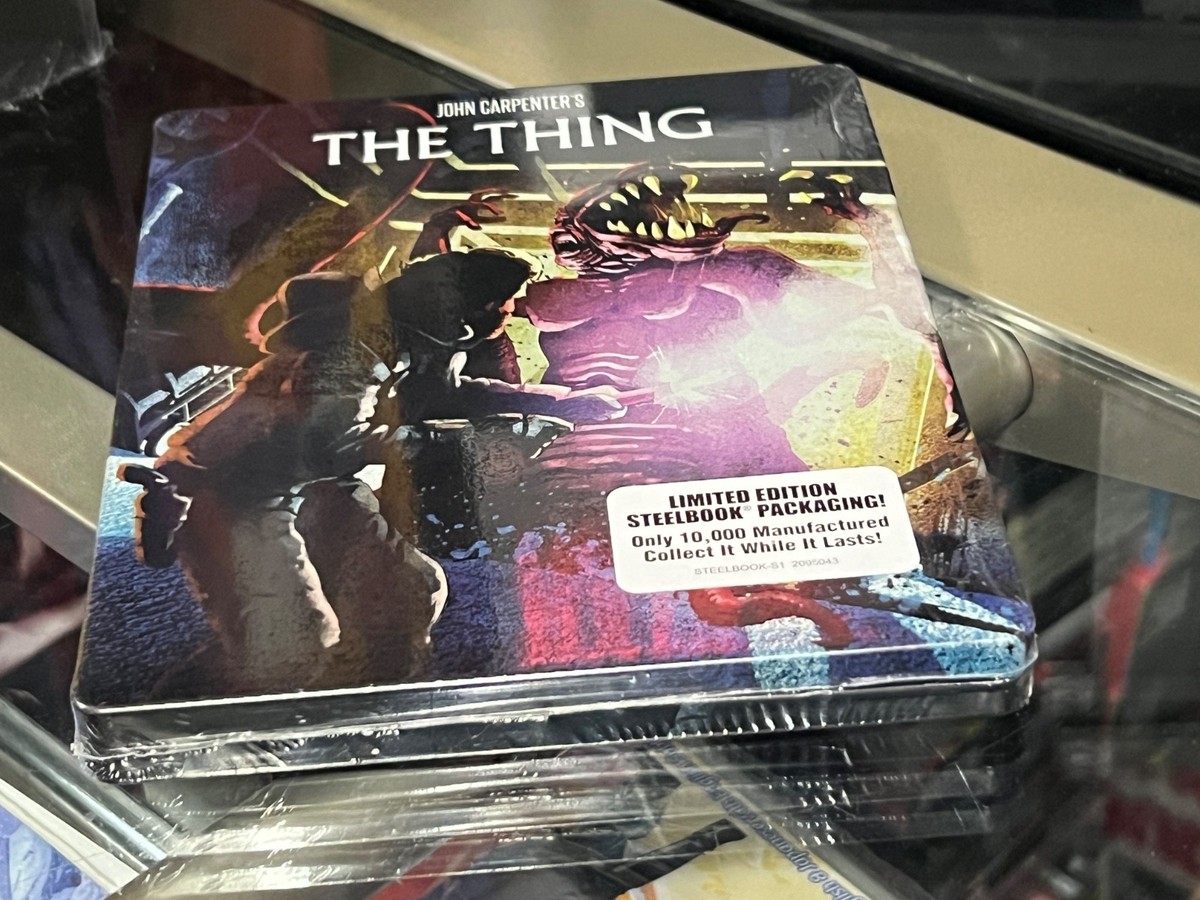 The Thing (BLU-RAY) John Carpenter, LIMITED EDITION STEELBOOK