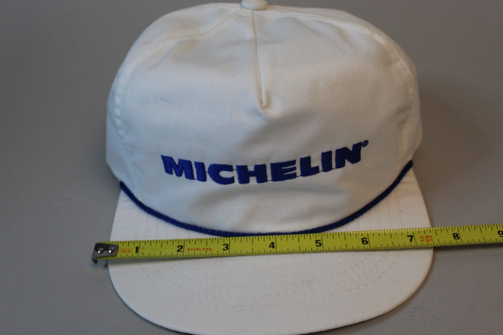 Michelin White Hat Adjustable Snapback Flat Bill … - image 8
