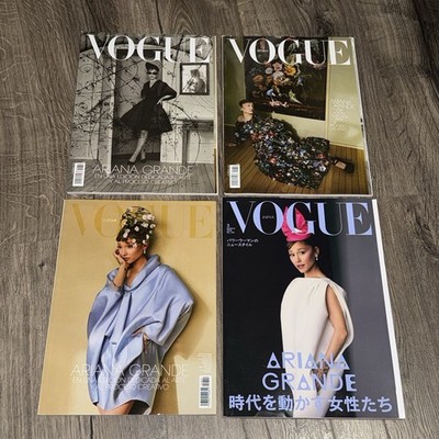 Ariana Grande Lot of 4 Different Vogue Magazine Covers | eBay