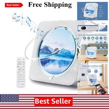 Multi-Functional Portable CD Player with Bluetooth  Dust Cover - Ideal Gift
