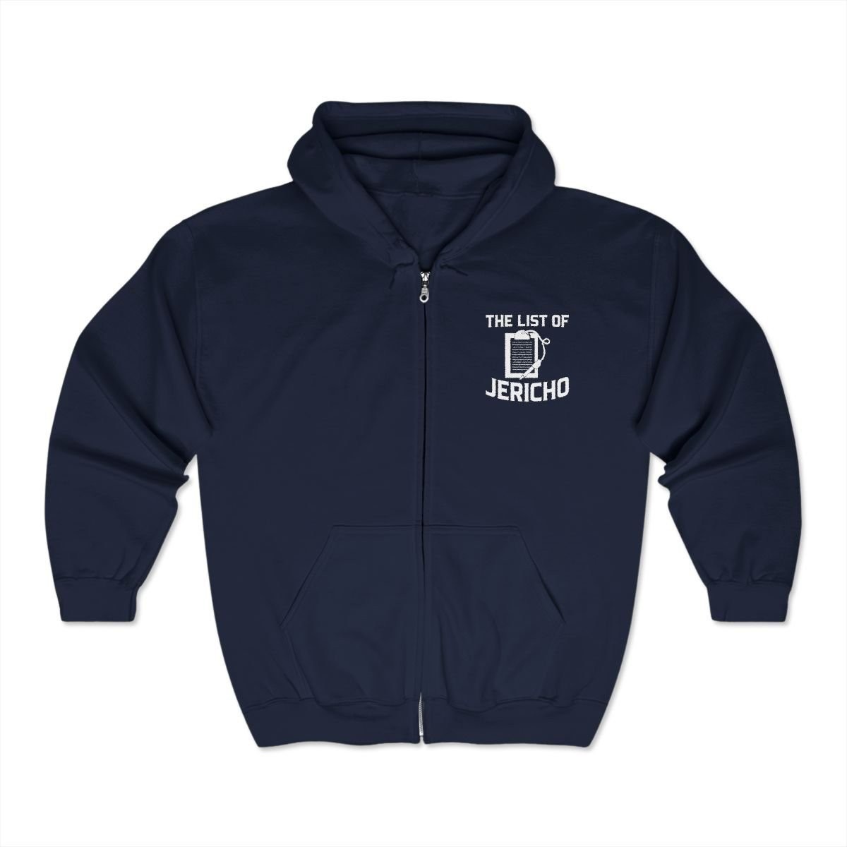 You Just Made The List Chris Jericho Mens Blue Hoody | eBay