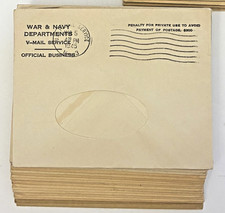 WWII V Mail Covers Lot 1945 Group of 23 War Navy Dept